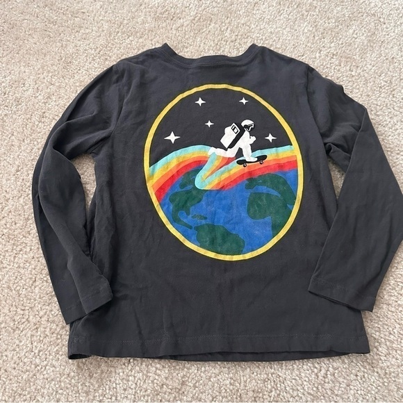 NWOT Little Boys Hanna Andersson Long Sleeved Graphic T-Shirt! - Picture 5 of 5